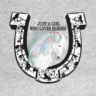 Horseshoe. Horse Lover T-Shirt